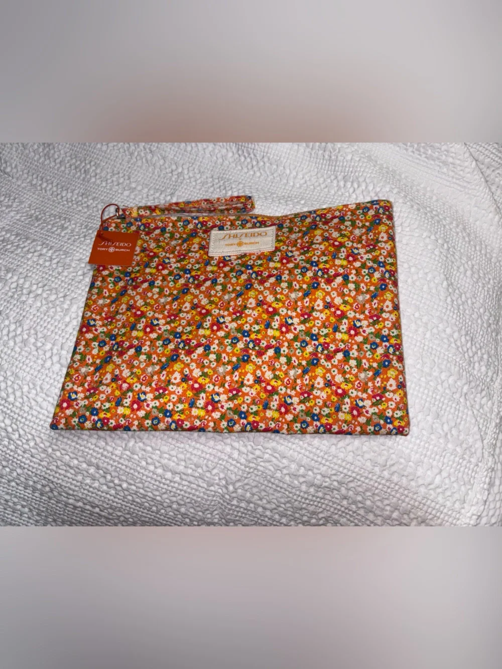 Shiseido Tory Burch Floral Wristlet New with tags